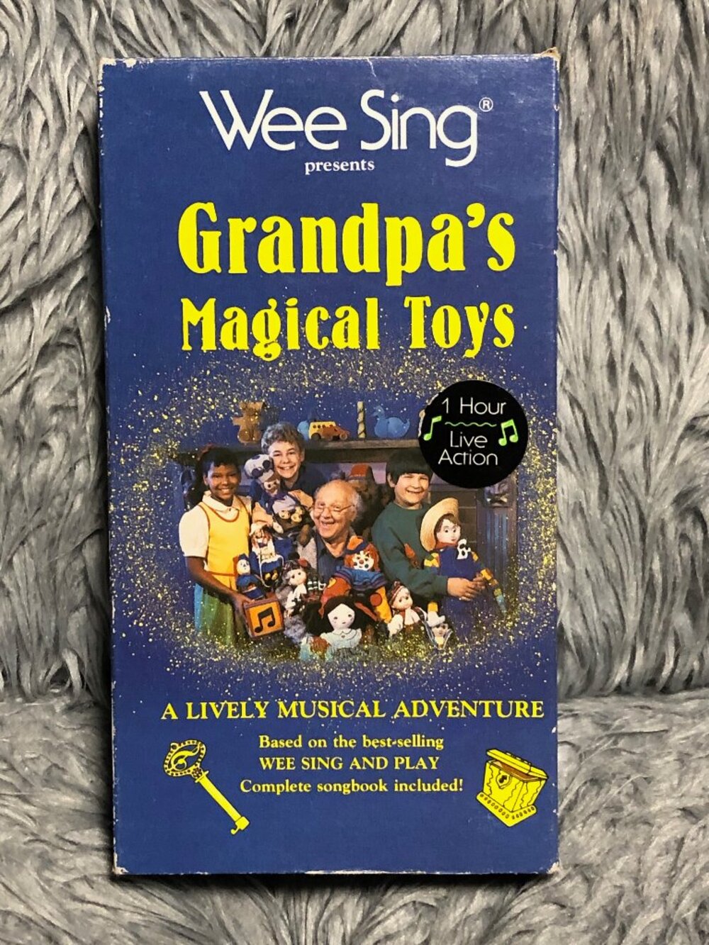 Wee Sing Grandpa’s Magical Toys VHS 1988 Price Stern Sloan Musical Movie Rare